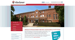 Desktop Screenshot of alexianer-muenster.de